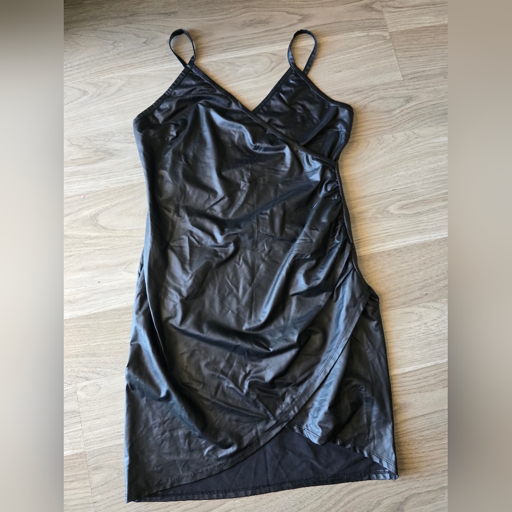Bozzolo Asymmetrical Black Dress